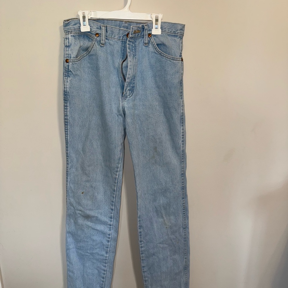 Wrangler Blue Straight-Leg Jeans